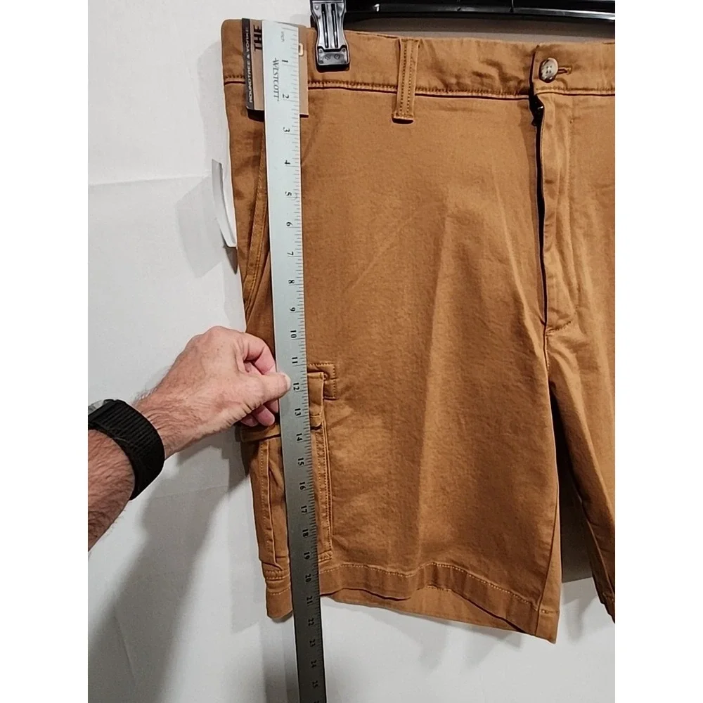 Roundtree & Yorke NWT Shorts Mens 42 Brown, The R&R Cargo‎ Classic Fit